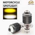 thumbnail image 2 of Night knight 10000Lm H4 LED motocicleta H6 BA20D P15D faros delanteros LED para motocicleta csp lente blanco amarillo oi lo lámpara scooter accesorios huangjie unisex, 2 of 2