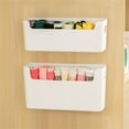 thumbnail image 3 of TRIANU Bedside Shelf Organizer, 3 Pack Adhesive Wall Mounted Shelf Holder for Phone, Reading Glasses,Remote Control for Home, Dorm, Bedroom, Office, White, Large, 3 of 9