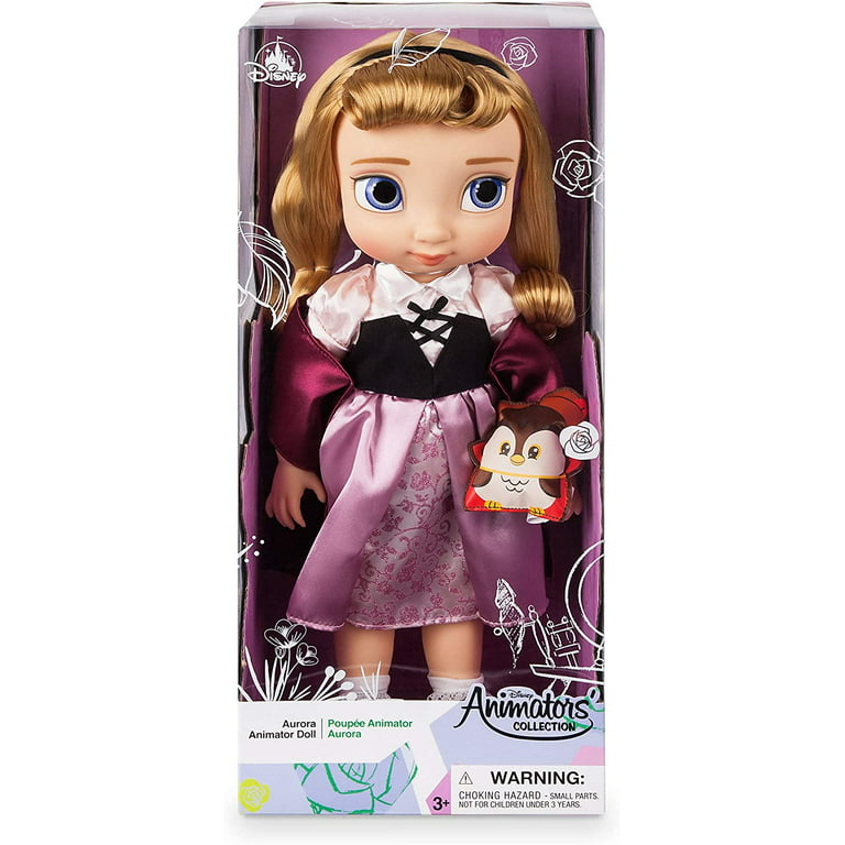 Disney 2019 Animators' Collection Aurora as Briar Rose with Owl Doll New w  Box 