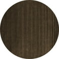 thumbnail image 1 of Ahgly Company Indoor Round Abstract Brown Contemporary Area Rugs, 4' Round, 1 of 4