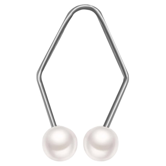 Herramientas Belleza para Alisar La Sonrisa La Cara Creativa Con Cuentas para Hoyuelos en Las Mejillas (blanco)