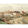 thumbnail image 2 of Ferdinand Weckbrodt 24x19 Black Ornate Framed Double Matted Museum Art Print Titled: Suburban Building Site, 2 of 5