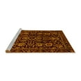 thumbnail image 2 of Ahgly Company Machine Washable Indoor Rectangle Abstract Yellow Modern Area Rugs, 5' x 8', 2 of 4