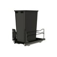 thumbnail image 1 of Rev-A-Shelf 53WC-1550SCDM-118 50 Qt Pullout Waste Container Trashcan, Black, 1 of 9