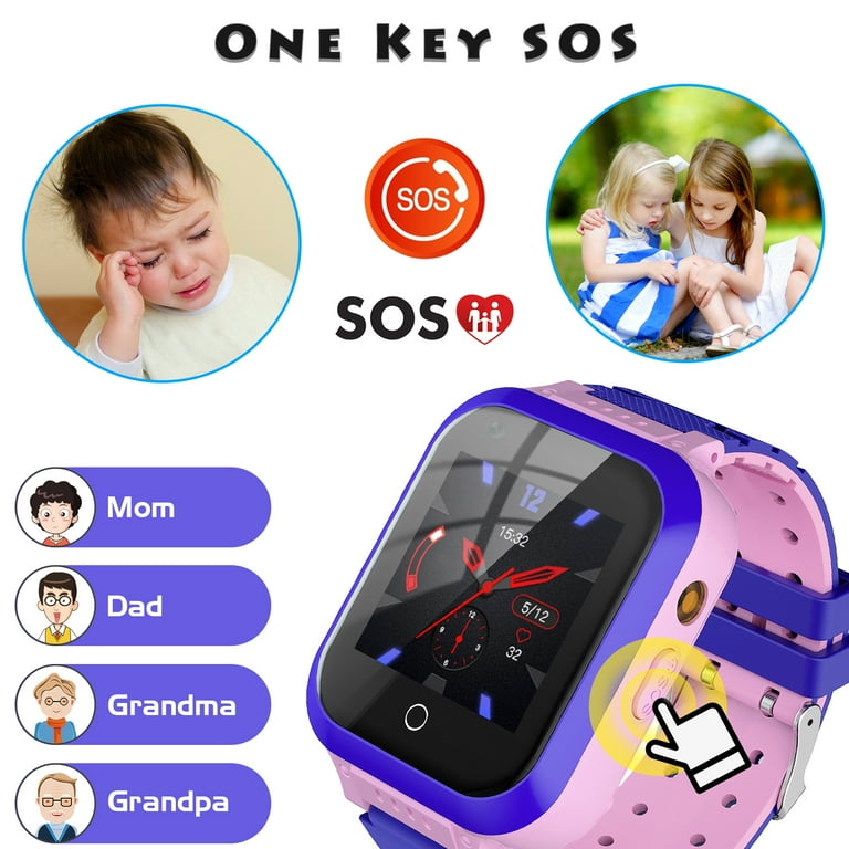 Gps kid tracker smart wrist watch online