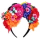 thumbnail image 1 of Diadema floral con corona de flores para Halloween, Navidad y bodas para mujer, 1 of 8