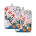 thumbnail image 7 of Yayeee Pot Holders Kitchen Heat Resistant with Pocket 7"x9.8" Cotton Oven Cooking Hot Pads, Flowers and Leaves, 7 of 7