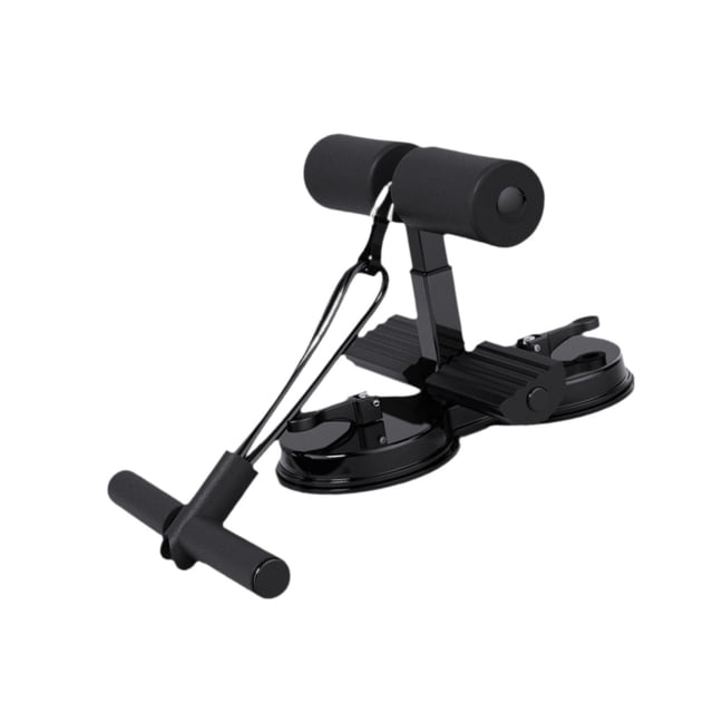 relayinert Support de Sol pour Barre d'Assise 3 Hauteurs Réglables pour Cuisses Bureau Maison Noir 46x20cm
