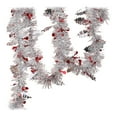 thumbnail image 1 of Guirnalda navideña de oropel, adorno brillante navideño de 1,8 m, decoración para de , guirnalda metálica retorcida para repisa de techo., 1 of 6