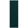 thumbnail image 5 of Ekena Millwork 15"W x 79"H True Fit PVC Horizontal Slat Modern Style Fixed Mount Shutters, Thermal Green (Per Pair - Hardware Not Included), 5 of 9