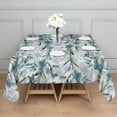 thumbnail image 3 of Pioneer Flower Floral Print Pattern Square Tablecloth,Waterproof Square Table Cover,Wipeable Spillproof Washable Table Cover for Home Kitchen Party Decor 42"X42"(107x107cm), 3 of 6