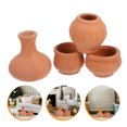 thumbnail image 3 of Miangastore 4 Pcs Mini Pots de Fleurs en Poterie Rouges Petits Cache-Pots en Terre Cuite Minuscules Pots en Argile Contenant pour Succulentes pour Bricolage Artisanat Jardin Féerique Décoration de Rebord de Fenêtre de Bureau, 3 of 8