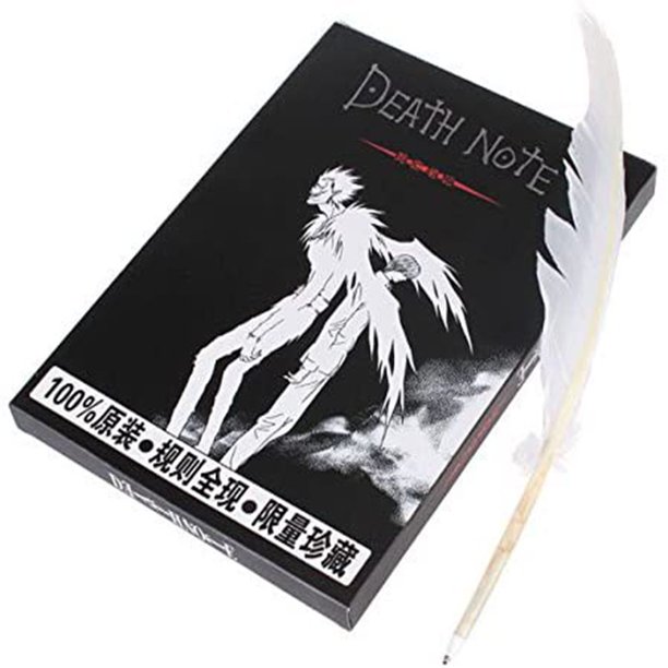 Death Note Notebook of Death By Light Yagami with Quill Pen