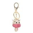 thumbnail image 4 of Cute Keychain, Beautiful Purple Rhinestone Keychain  for Bag Ornament for Car Pendant, 4 of 8