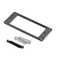 thumbnail image 3 of YSNOOWE Humbucker Pickup Mounting Rings Set 2Mm Thick Metal Flat Base Pickup Frame Black 1Set, 3 of 8