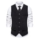 thumbnail image 1 of Camiseta sin mangas con cuello en V para hombre, blusa de poliéster con botones, bolsillos y cuello en V a la moda., 1 of 8