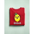 thumbnail image 3 of Fun Kawaii Lemon Graphic Women's Sweatshirt, 3 of 4
