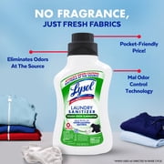 Lysol Tough Odor Eliminator Laundry Sanitizer Additive, 0% Bleach, Eliminates Odor Causing Bacteria, 41 fl oz