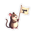thumbnail image 6 of cartoon Hamster Theme Stickers, Waterproof Hamster Theme Sticker for Water Bottle Laptop Phone Cases Planner Skateboard Luggage Helmet Party Favor Decor, Ideal for Adults Teens Teacher Rewards, 6 of 9