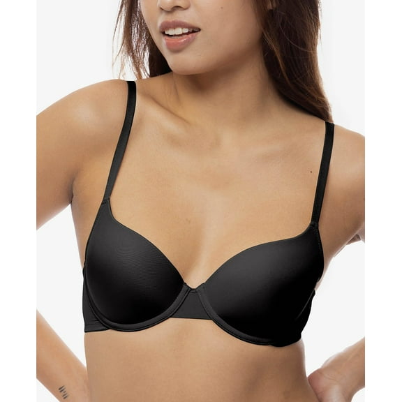 Dorina Women's Michelle Light Padded Comfort Fit Demi Bra, D17195MI033 - Black, Size 38B