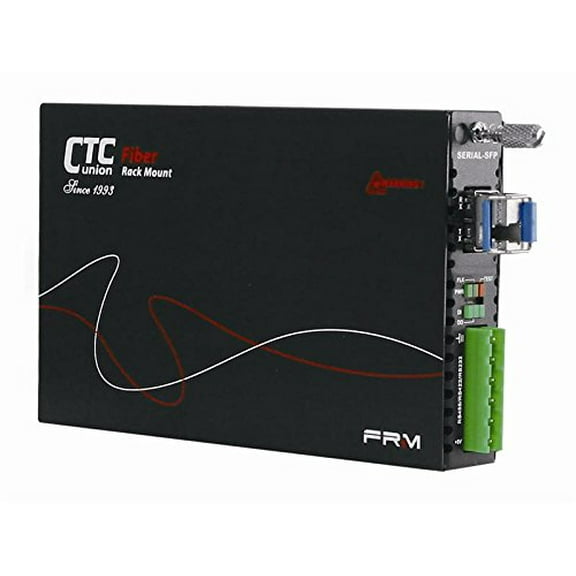 FRM220-SERIAL-SFP - RS-232, RS-485, RS-422 fiber media converter, w/ web based management support and SFP slot (no SFP i
