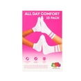 thumbnail image 4 of Fruit of the Loom All Day Comfort Girls Ankle Socks, Sizes 6-10, 10-Pack, 4 of 8