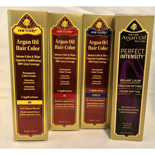 One N Only Argan Oil Hair Color Intense Color Shine Permanent Color Cream 3 Fl Oz Chrome Nbsp Walmart Com Walmart Com