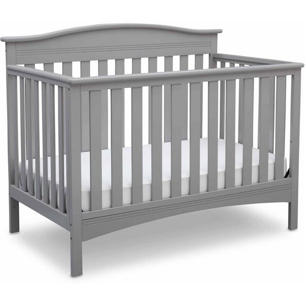 Delta Children Baker 4 In 1 Convertible Crib Gray Walmart Com
