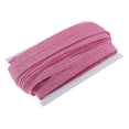 thumbnail image 2 of Cinta elástica de para lencería, cinta con purpurina elástica, cinta elástica, cordón elástico, cinta decorativa para bordes de goma - roja Rosa roja, 2 of 9