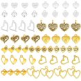 thumbnail image 1 of 150 piezas de dijes de corazón de 15 estilos, colgantes de corazón de aleación, estilo tibetano, dijes de agradecimiento, 1 of 9