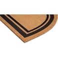 thumbnail image 3 of Calloway Mills 152962436HC M Half Circle Black Border 24" x 36" Monogram Doormat (Letter M), 3 of 4