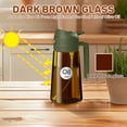 thumbnail image 6 of YARRAMATE 16oz/470ml Oil Sprayer for Cooking w/ Stickers, Dark Brown 2 in 1 Olive Oil Dispenser Bottle for Air Fryer, Salad, Frying, BBQ (Olive Green), 6 of 8