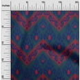 thumbnail image 1 of oneOone Cotton Poplin Fabric Swirl & Paisley Ikat Print Fabric By The Yard 56 Inch Wide, 1 of 1