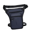 thumbnail image 3 of Bolsa de pierna tipo muslo para motocicleta, multiusos, moderna, con soporte ajustable para teléfono. Azul, 3 of 9