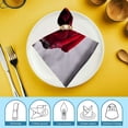 thumbnail image 6 of FANNA Rose Cloth Napkins for Table Decoration Hotel Home Banquet Washable Polyester Party Dinner Napkin Kitchen Daily Farmhouse Decor 2 PCS, 6 of 7