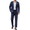 Dark Blue, variant on Men's 2 Piece Suit Slim Fit Suits for Men Two Button Blazer Formal Business Jacket Suit for Wedding Prom Dinner