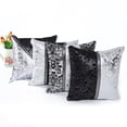 thumbnail image 3 of Ludlz oFloral Decorative Throw Pillow Cover Flower Vintage Black and White FlowerPillow Case Square Cushion Cover for Sofa Couch Home Car Bedroom Living Room Decor, 3 of 6