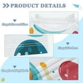 thumbnail image 2 of FORMRS Boys Rash Guard Short Sleeves Swim Shirt Quick Dry UPF 50+ Sun Protection, Sizes 3-12T, Bubbles Hamburger, 2 of 6