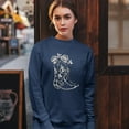 thumbnail image 4 of Country Girl Boots Sweatshirt Vintage Cowgirl Western Floral Southern Rustic Country Style Cute Roses Rodeo Crewneck, 4 of 7