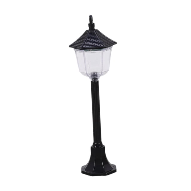 MERIGLARE Miniature Street Light Layout Mini Lamppost for Walkway Pathway Fairy Garden