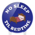 thumbnail image 3 of Acrylic No Sleep Til Bedtime Funny Humor Cake Topper Party Decoration for Wedding Anniversary Birthday Graduation, 3 of 7