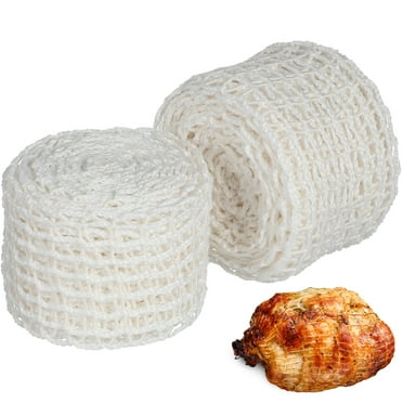 Char Siew Braided Rope Kitchen Net Butchery Chicken Sausage Mesh Bag Packaging White