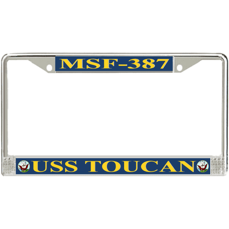 USS Toucan MSF-387 License Plate Frame