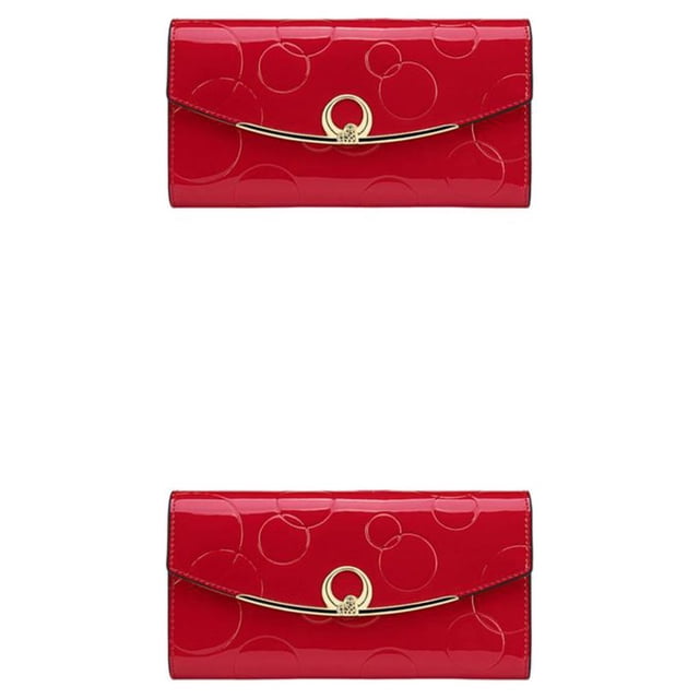 Cartera de mujer elegante Qarigey Rojo Tipo 1 2piezas