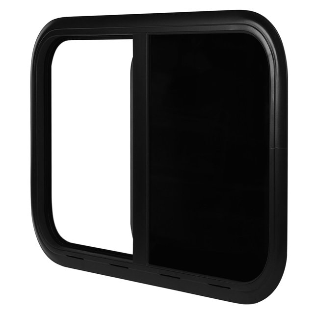 Ventana corrediza para RV, ventana corrediza redondeada para RV, ventana cuadrada para autocaravana, ventana corrediza para RV, diseño elevado