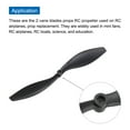 thumbnail image 4 of Uxcell 2Pcs 8060 RC Propellers Blade Prop 2 Vane 20.3cm Dia Nylon for RC Quadcopter, Black, 4 of 6