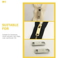 thumbnail image 3 of Shisuyan Metal Zipper Pull Replacement Rectangular 4Set 0.14x0.34x1.2in, 3 of 9