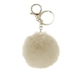 thumbnail image 1 of Hy Faux Fur Pom Pom Keyring, 1 of 2