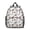 Bulldog Dog, variant on Bulldog Dog and Footprints Backpack Backpack for School,Cute School Bag,Schoolbag with Adjustable Shoulder Straps & Padded Back,13.8"x11.4"x6"