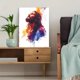 thumbnail image 5 of Qisvanset 12x16 Inch With Frame 2D Flat Wall Art Jesus Ascension Boho Minimalist Watercolor Wall Art, 5 of 8